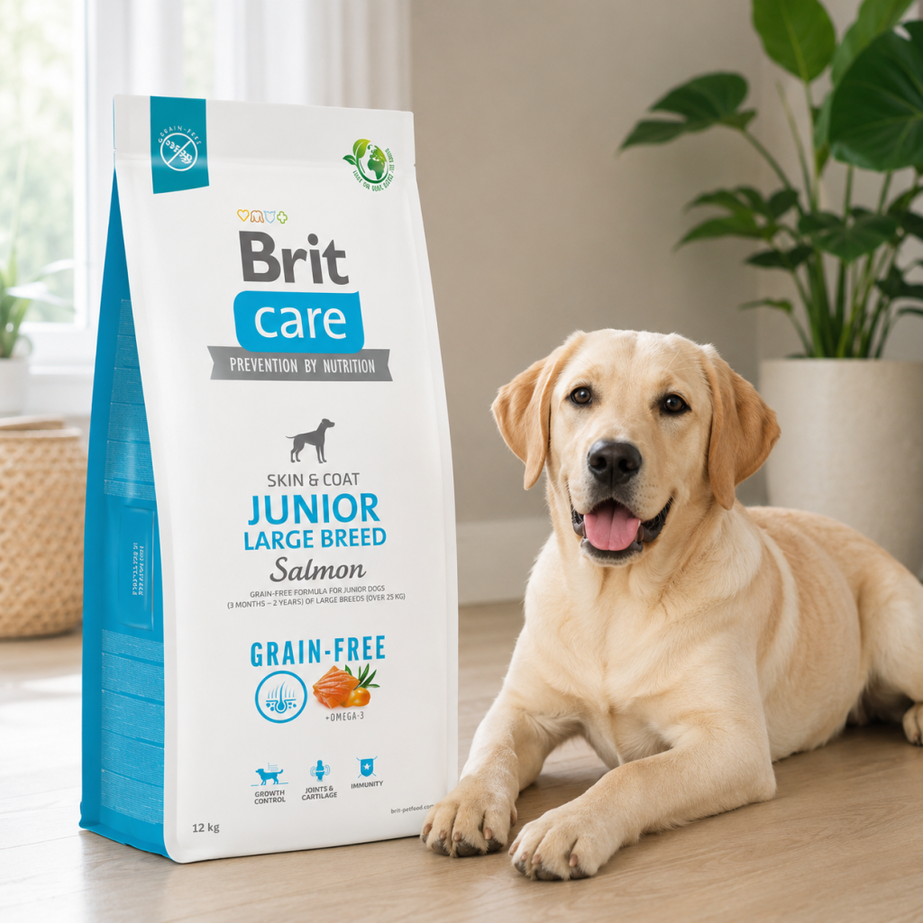 Brit Care Grain-free Junior Large Breed Salmon pro štěňata velkých plemen