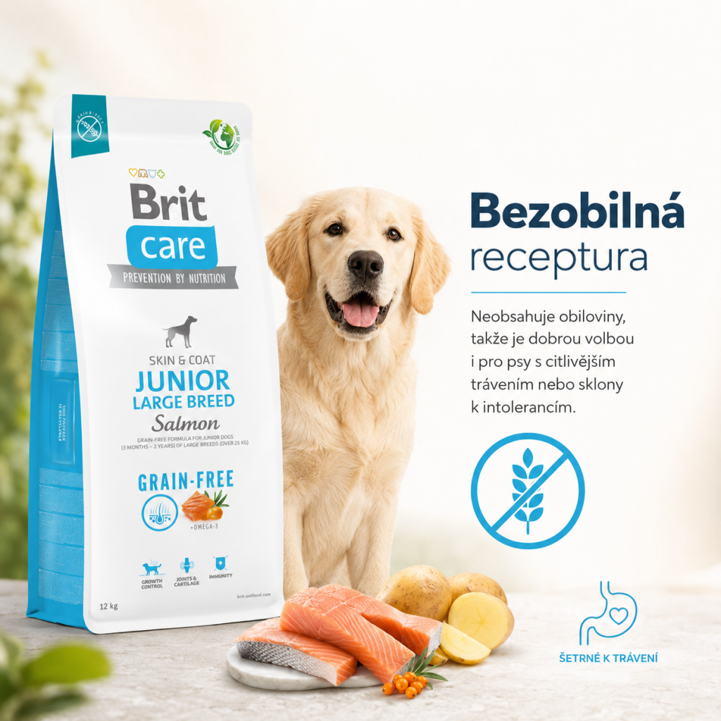 Bezobilné krmivo Brit Care pro citlivé psy